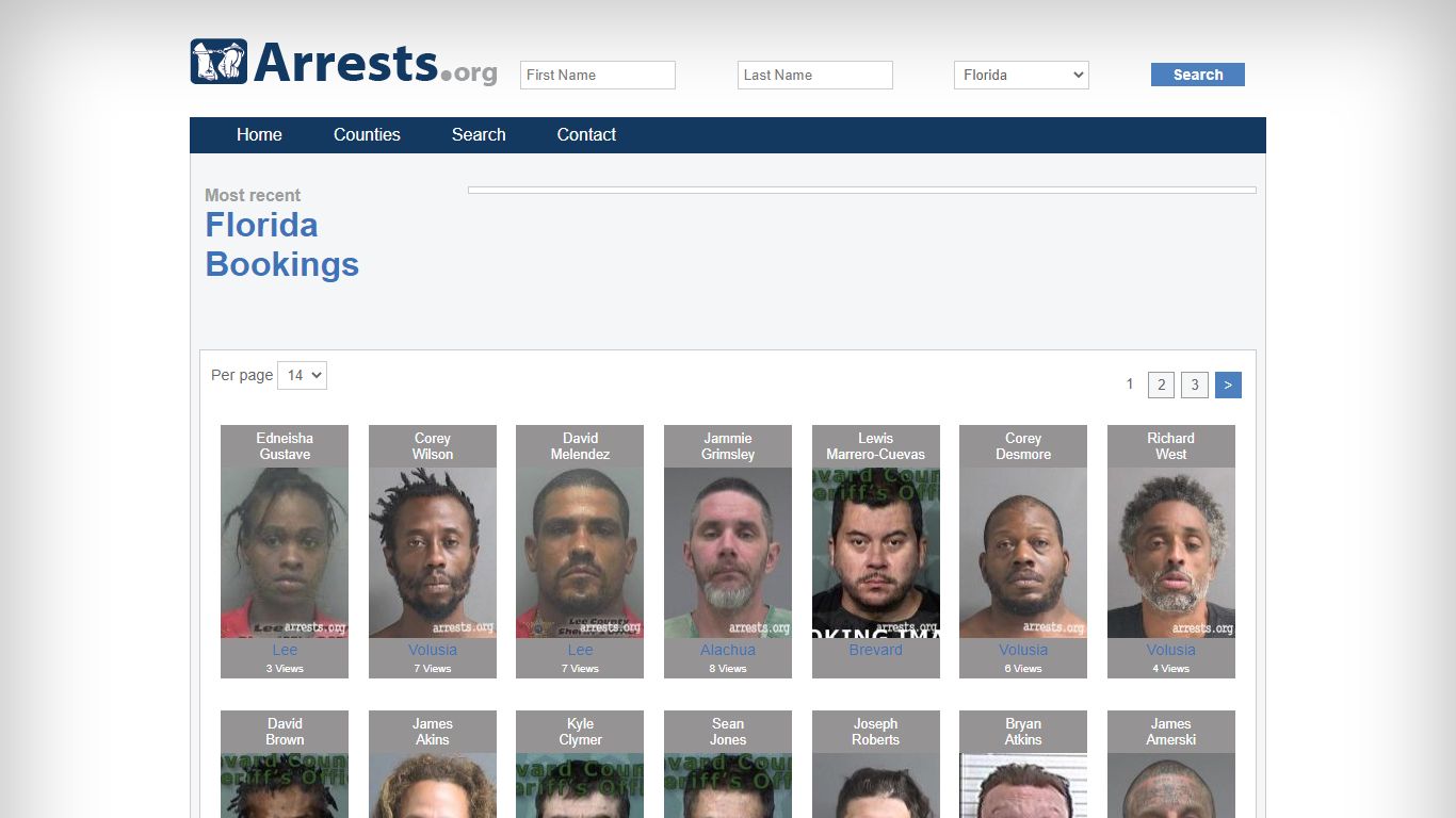 Volusia County Arrests and Inmate Search